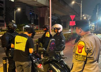 Razia Antisipasi Kejahatan Jalanan, Tawuran, dan Balap Liar Digelar Polsek Metro Kebayoran Baru
