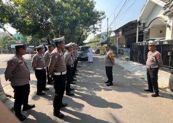 Polsek Cikarang Pusat Siagakan 30 Personel Amankan Peringatan Maulid Nabi Muhammad SAW 1448 H