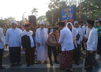 Wakapolres Metro Tangerang Kota Hadiri Muludan Al Ittihad, 3 Masjid Bersatu dalam Kirab Gunungan, Polsek Tangerang