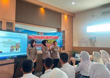 Polwan Goes to School, Edukasi Pelajar Cikarang Utara Cegah Bullying dan Narkoba