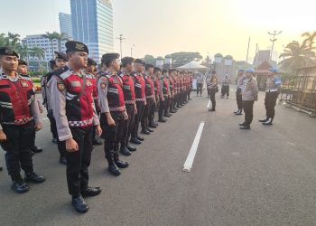 18.504 Personel Dikerahkan Layani Aksi Unjuk Rasa di Jakarta Pusat