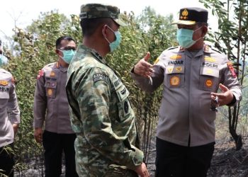Respons Cepat Karhutla, Kapolda Kaltim Turun Langsung Pantau Titik Api di Balikpapan