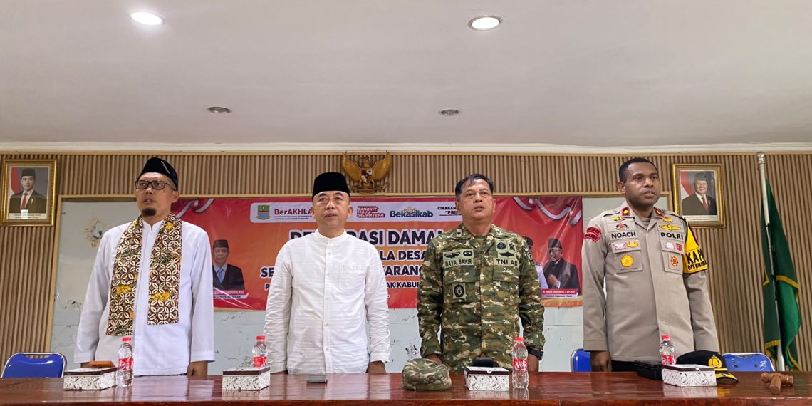 Deklarasi Damai Pilkades Cikarang Utara, Beda Pilihan Tetap Saudara
