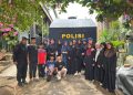 Dalam Rangka HUT Polwan ke-78, Polwan Satbrimob Polda Jambi Salurkan Air Bersih ke Panti Asuhan Al-Amin