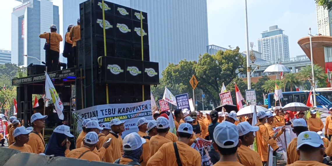 Petani Tebu Sampaikan Aspirasi di Monas, Polisi Siapkan Pelayanan