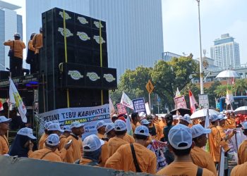 Petani Tebu Sampaikan Aspirasi di Monas, Polisi Siapkan Pelayanan