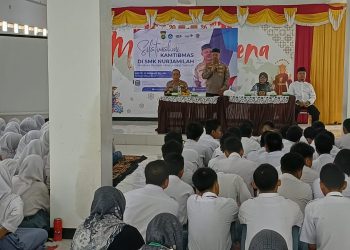 Jaga Jakarta On The Spot, Kapolsek Bekasi Barat Edukasi Siswa SMK Nurjamillah Bintara