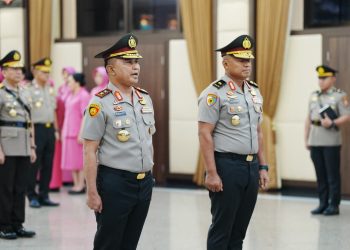 Kapolri Pimpin Upacara Serah Terima Jabatan Sejumlah Pejabat Polri