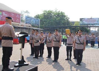 Kapolres Pelabuhan Tanjung Priok, Pimpin Sertijab Tiga Pejabat Utama, Tekankan Integritas dan Profesionalitas