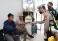 Sidokkes Polresta Bandara Soetta Berikan Pelayanan Kesehatan kepada Penumpang Terdampak Erupsi Anak Krakatau