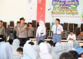 Di Tengah Kabut Asap Karhutla, Brimob Polda Jambi Beri Motivasi serta Perhatian Kesehatan Pelajar Sekolah Rakyat