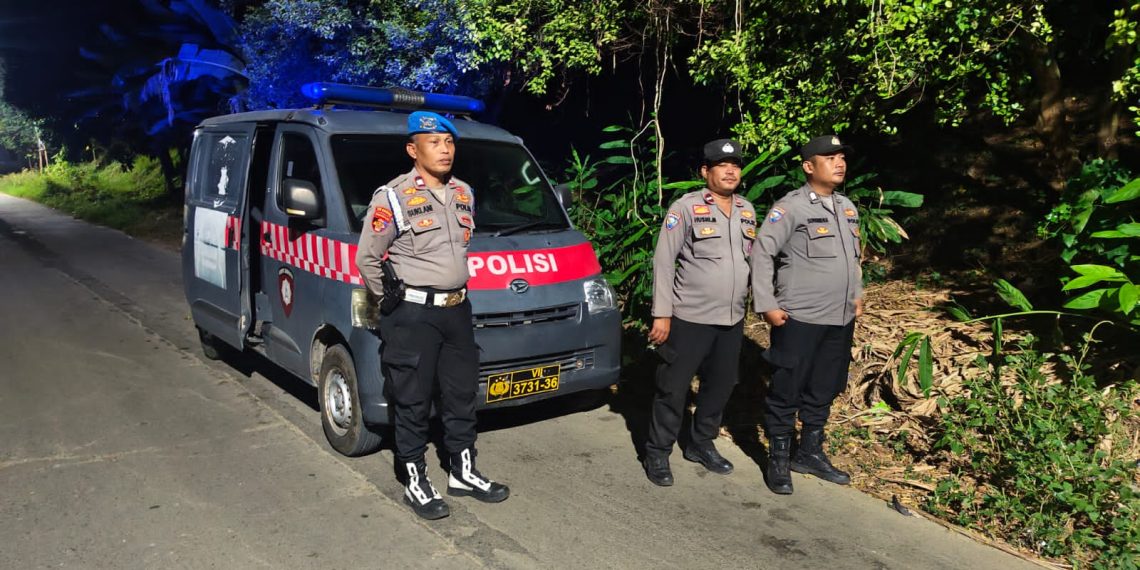 Polsek Muaragembong Gelar Patroli Biru KRYD, Antisipasi Guantibmas dan Kejahatan Jalanan