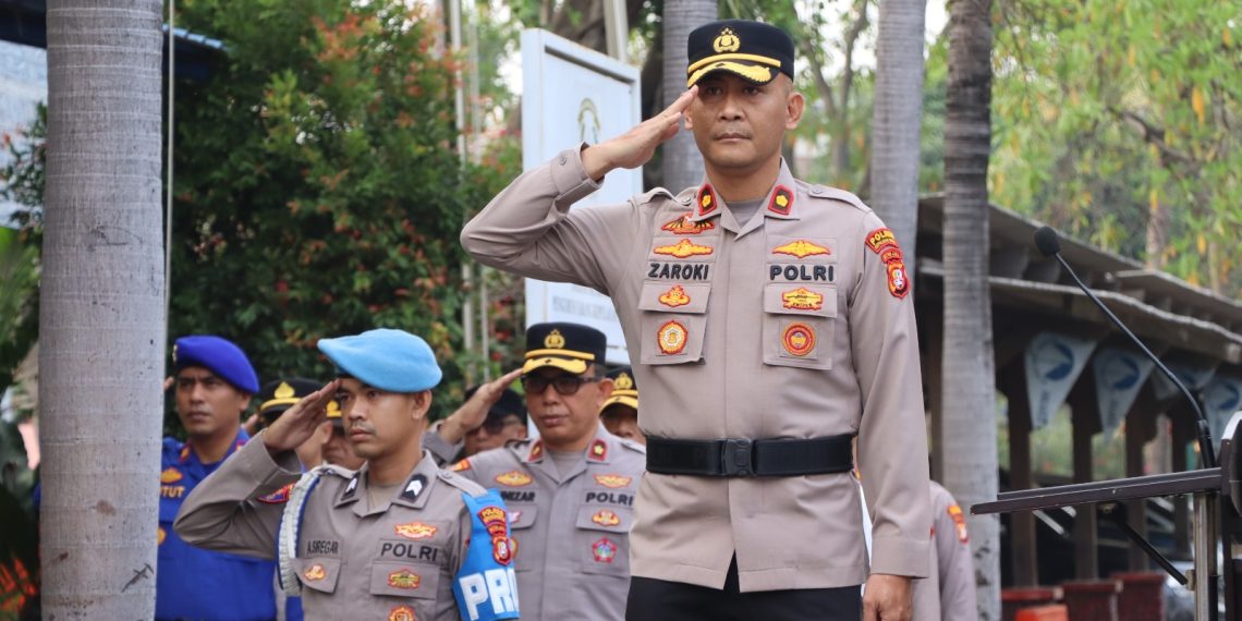 Polres Kepulauan Seribu Gelar Upacara Hari Olahraga Nasional, Wujudkan Masyarakat Aktif dan Bugar