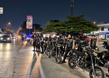 Sat Samapta Polres Metro Bekasi Gelar Patroli Mobile, Jaga Kondusivitas Pasca Pemungutan Suara Pilkades