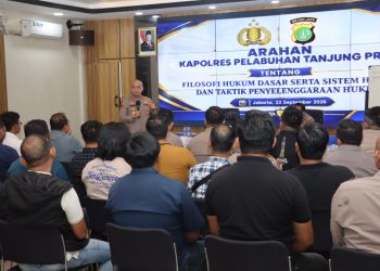 Kapolres Pelabuhan Tanjung Priok Bekali Personel dengan Filosofi Hukum dan Strategi Penegakan Hukum