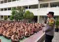 Polisi Sahabat Pelajar, Polsek Babelan Beri Pembinaan dan Dampingi Deklarasi Pelajar SMAN 3 Babelan