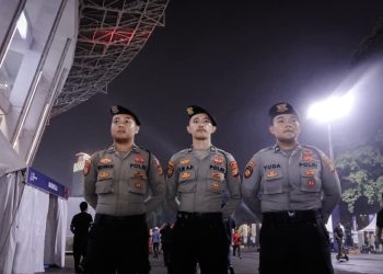 Polda Metro Jaya Ajak Penonton Jaga Ketertiban Laga Indonesia vs Bangladesh di SUGBK