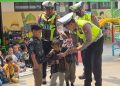 Polisi Sahabat Anak, Polsek Setu Kenalkan Tertib Lalu Lintas Sejak Dini kepada Siswa TK Adib Insani