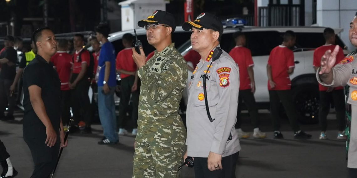 Kapolres Metro Jakarta Pusat Monitoring Pengamanan Final FIFA ASEAN Cup 2026 Indonesia vs Thailand di SUGBK