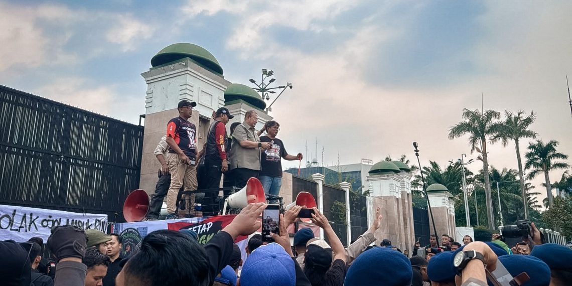 Aspirasi Disampaikan dengan Tertib, Polda Metro Jaya Apresiasi Massa Ojol