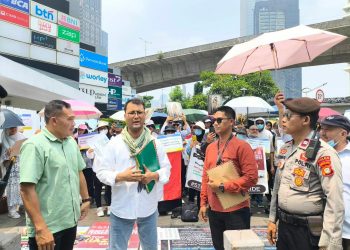 Pelayanan Pengamanan Aksi Unjuk Rasa Pengungsi Afghanistan di Depan Kedubes Kanada Berlangsung Aman dan Kondusif