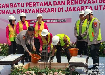 Renovasi SD Kemala Bhayangkari 1 Rorotan Dimulai, Kapolres Jakut: Pendidikan Jadi Fondasi Generasi Masa Depan