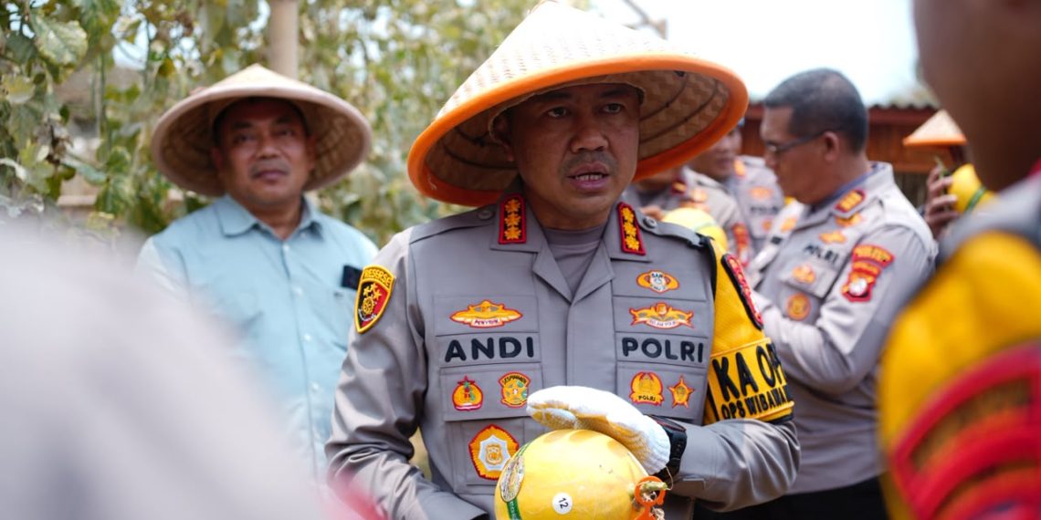 Kapolres Metro Bekasi Panen Melon Hidroponik, Wujudkan Inovasi Ketahanan Pangan melalui Pertanian Modern