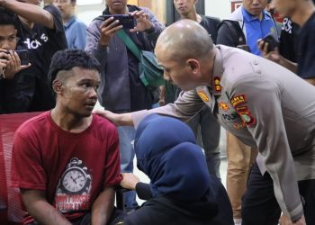 Polres Priok Pulangkan, 4 ABK Korban Penganiayaan KM Maulana, Tangis Keluarga Pecah