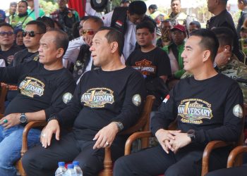 Kapolres Metro Jakut bersama Forkopimko Jakarta Utara Hadiri Anniversary 1 Dekade Ojol, 1.000 Paket Sembako Dibagikan