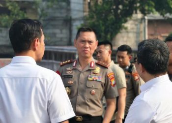 Kapolda Metro Jaya Tinjau Kampung Muara Bahari, Tanjung Priok