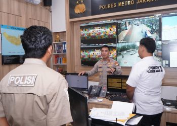 Pantau Kamtibmas Secara Real-Time, Polres Metro Jakut Optimalkan Command Center