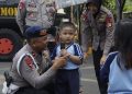 Brimob Polda Metro Jaya Sambut Siswa PAUD, Kenalkan Polisi sebagai Sahabat Anak