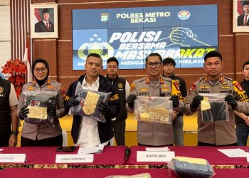 Modus Geser Tas di Pusat Perbelanjaan Terbongkar, Gerak Cepat Jatanras Polres Metro Bekasi Berhasil Ringkus Empat Tersangka