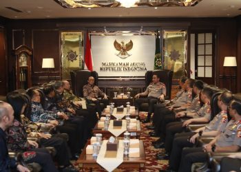 Kapolri Suyudi Ario Seto Kunjungi MA, Perkuat Kolaborasi Penegakan Hukum