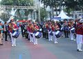 Perdana Tampil di Publik, Drum Band SMA KTB Meriahkan Sosialisasi SPMB di CFD Bundaran HI
