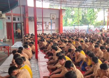 Polsek Bekasi Barat Sosialisasikan Penerimaan Siswa SMA Kemala Taruna Bhayangkara