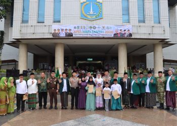 Kapolres Pelabuhan Tanjung Priok Hadiri Apel Hari Santri Nasional 2026 di Jakarta Utara, Perkuat Sinergi Ulama dan Umara