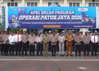 Kapolres Metro Bekasi Pimpin Apel Gelar Pasukan Operasi Patuh Jaya 2026, Kedepankan Penegakan Hukum Humanis dan Keselamatan Berlalu Lintas