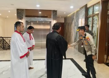 Wakapolsek Metro Setiabudi Laksanakan Kegiatan Minggu Kasih di Gereja HKBP Sudirman