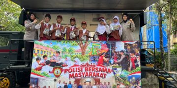 Tak Sekadar Jaga Keamanan, Polri Ajak Pelajar Peduli Pendidikan dan Lingkungan