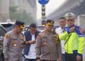 Polres Metro Bekasi Hadirkan Pelayanan Pengamanan Penyampaian Aspirasi di Rest Area KM 19B Tol Jakarta-Cikampek Guna Jaga Kondusivitas